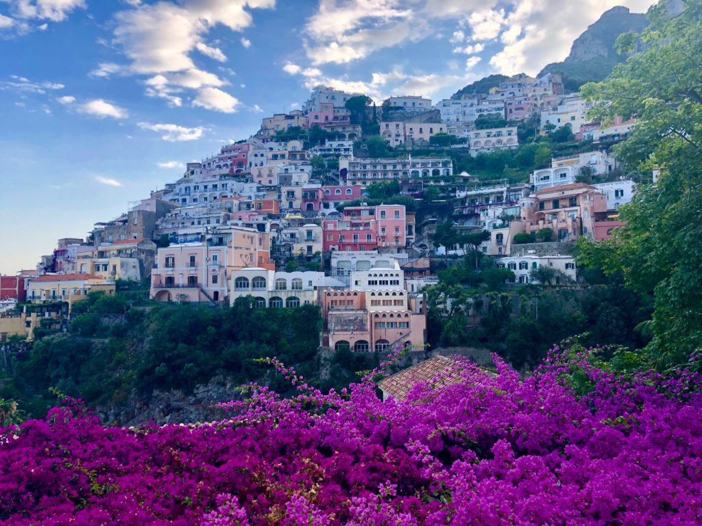 buildings on cliff